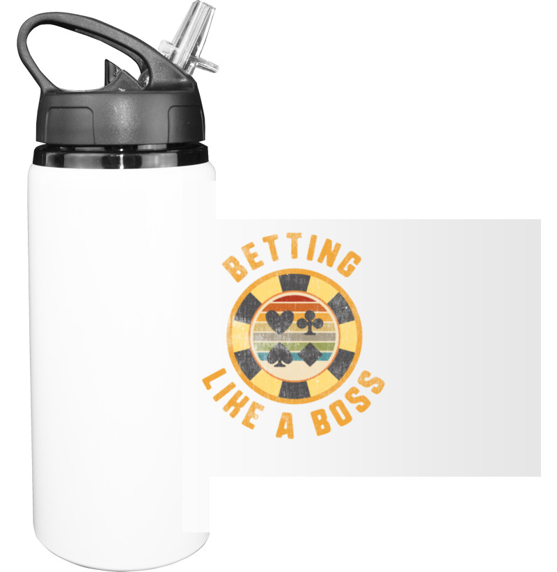 Sport Water Bottle - Betting Like A Boss - Mfest