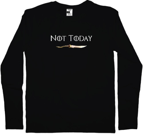 Men's Longsleeve Shirt - Not Today - Mfest