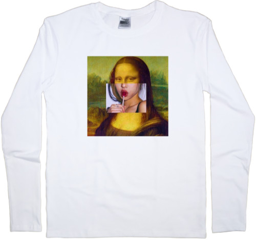 Men's Longsleeve Shirt - mona lisa - Mfest