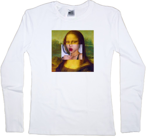 Women's Longsleeve Shirt - mona lisa - Mfest