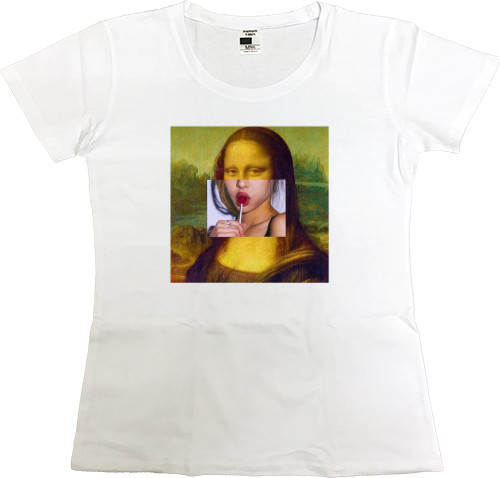 Women's Premium T-Shirt - mona lisa - Mfest