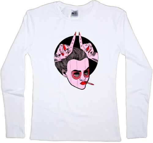 Women's Longsleeve Shirt - surrealism - Mfest