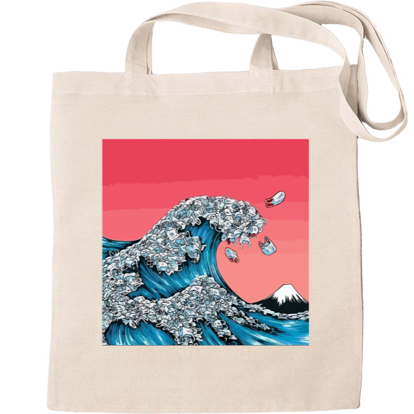 Tote Bag - plastic wave - Mfest