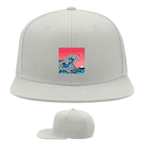 Snapback Baseball Cap - plastic wave - Mfest