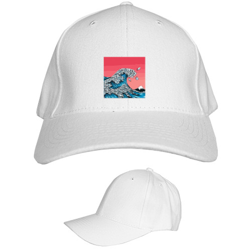 Kids' Baseball Cap 6-panel - plastic wave - Mfest