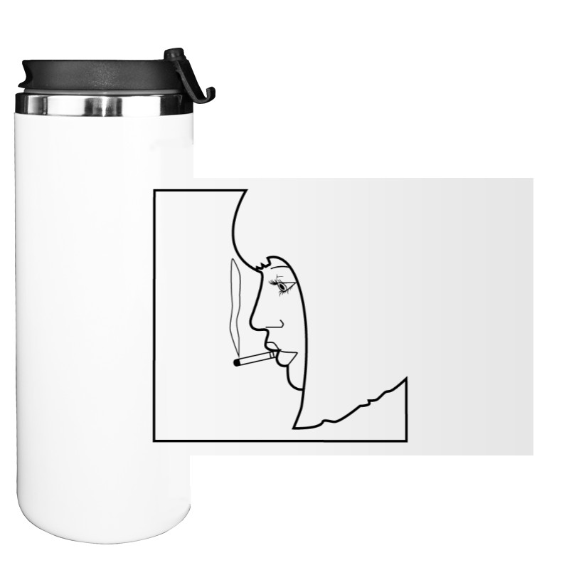 Water Bottle on Tumbler - girl - Mfest