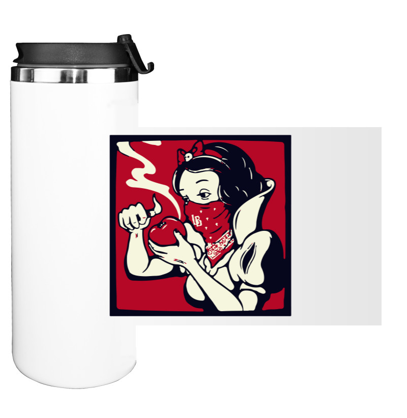 Water Bottle on Tumbler - snow white - Mfest