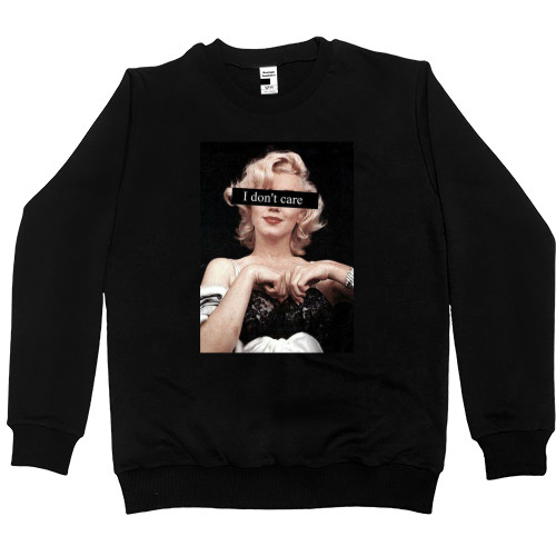 Women's Premium Sweatshirt - i don't care - Mfest