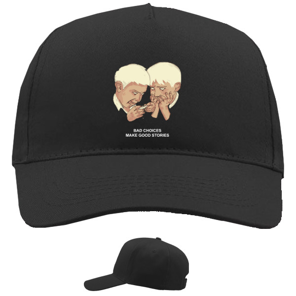 Baseball Caps - 5 panel - choices make good stories - Mfest