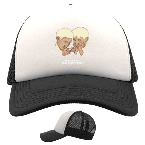 Trucker Cap - choices make good stories - Mfest