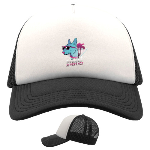 Kids' Trucker Cap - Бультерьер Ретро - Mfest