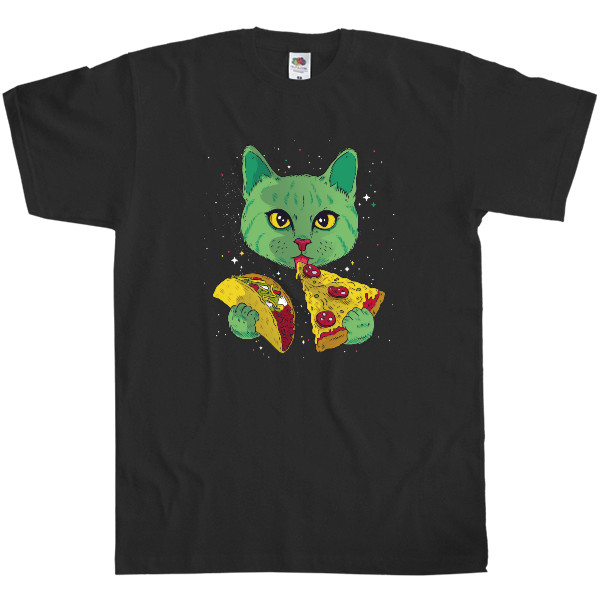 Kids' T-Shirt Fruit of the loom - Космический Кот - Mfest