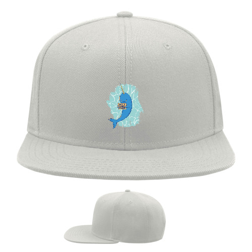 Snapback Baseball Cap - Нарвал не Единорог - Mfest