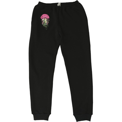 Women's Sweatpants - Медуза и цветы - Mfest