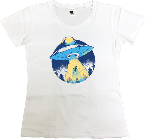 Women's Premium T-Shirt - НЛО - Mfest