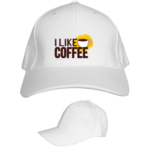 Kids' Baseball Cap 6-panel - Я люблю кофе - Mfest