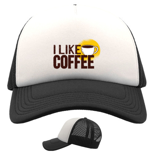 Kids' Trucker Cap - Я люблю кофе - Mfest