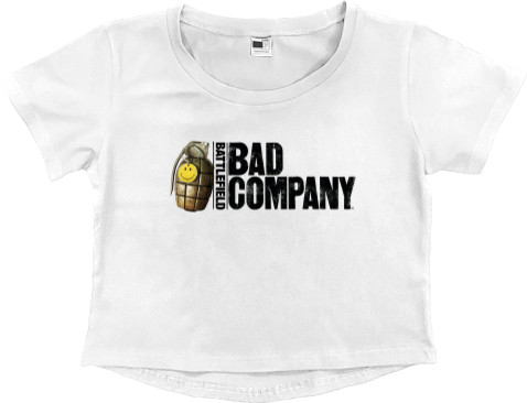 Women's Cropped Premium T-Shirt - Battlefield Bad Company - Mfest