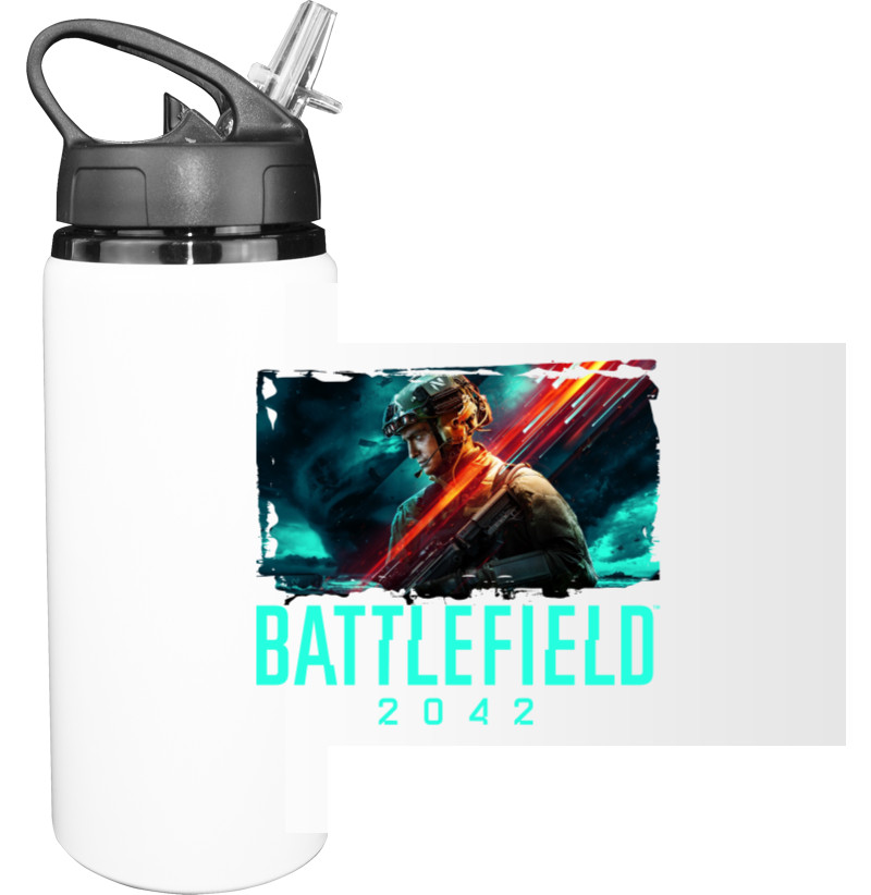 Sport Water Bottle - Battlefield Art - Mfest