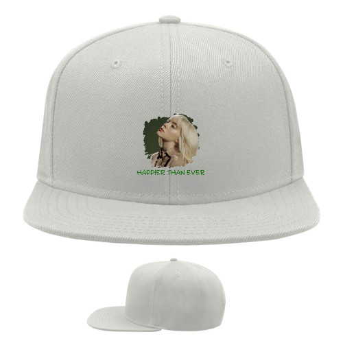 Snapback Baseball Cap - Happier than ever - Mfest