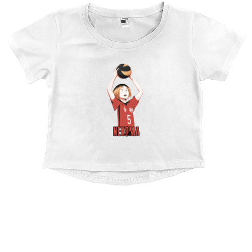 Kids' Premium Cropped T-Shirt - Nekoma - Mfest