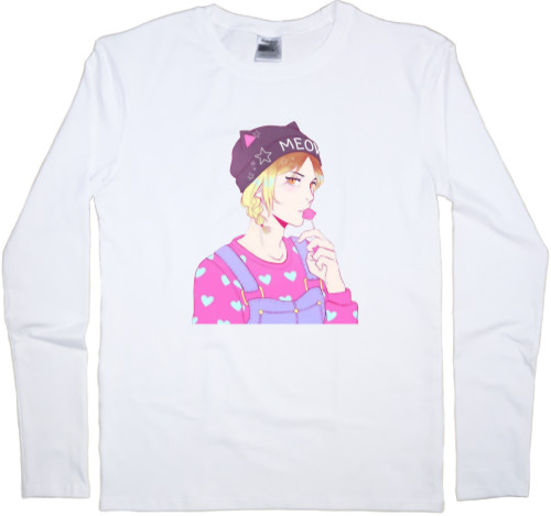 Kids' Longsleeve Shirt - Kenma Kozume - Mfest