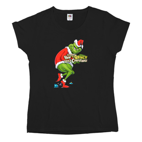 Women's T-shirt Fruit of the loom - Grinch stole Christmas - Mfest