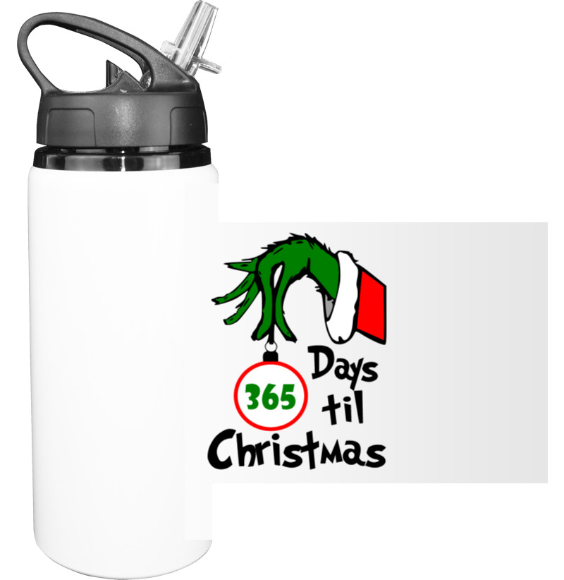 Sport Water Bottle - 365 days til Christmas - Mfest