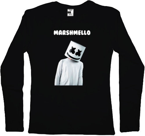 Лонгслив Женский - Marshmello man 2 - Mfest