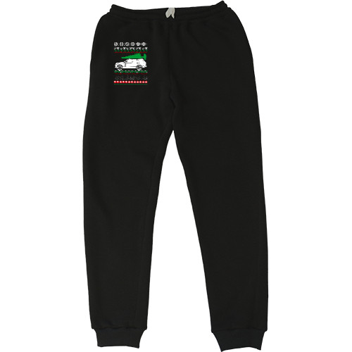 Men's Sweatpants - Новогодняя ёлка на машине - Mfest