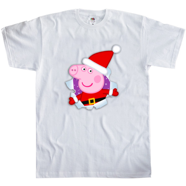 Футболка Класика Дитяча Fruit of the loom - Santa pig Peppa - Mfest