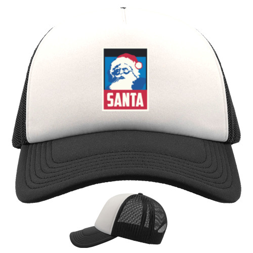 Trucker Cap - Santa poster - Mfest