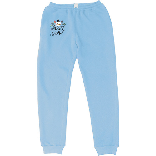 Women's Sweatpants - Let it snow - Mfest