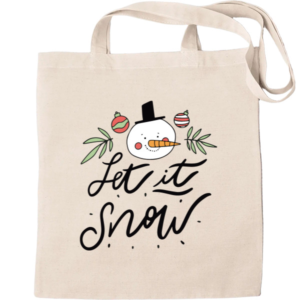 Tote Bag - Let it snow - Mfest