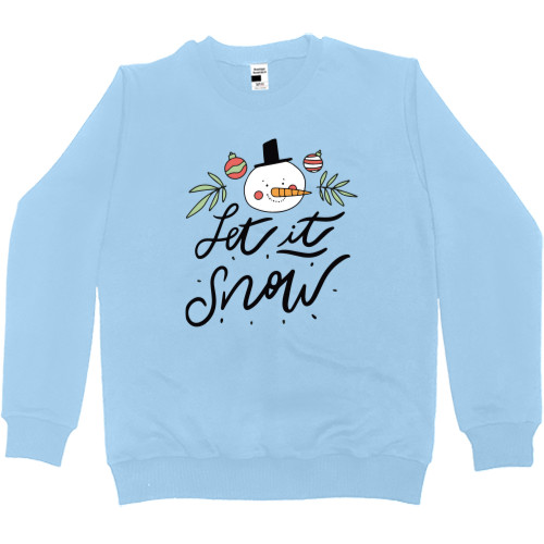 Kids' Premium Sweatshirt - Let it snow - Mfest