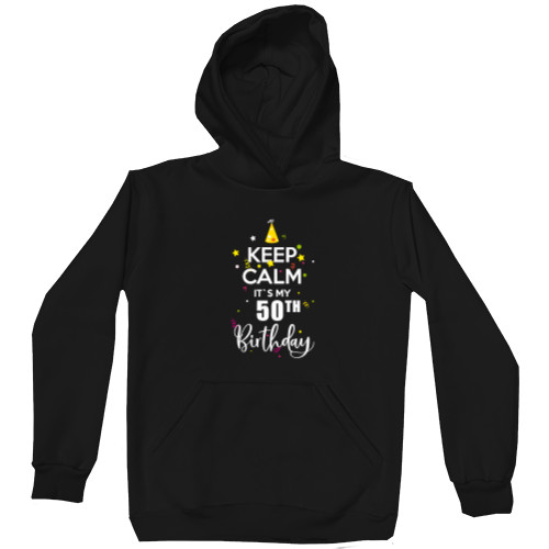 Худі Унісекс - Keep calm birthday - Mfest