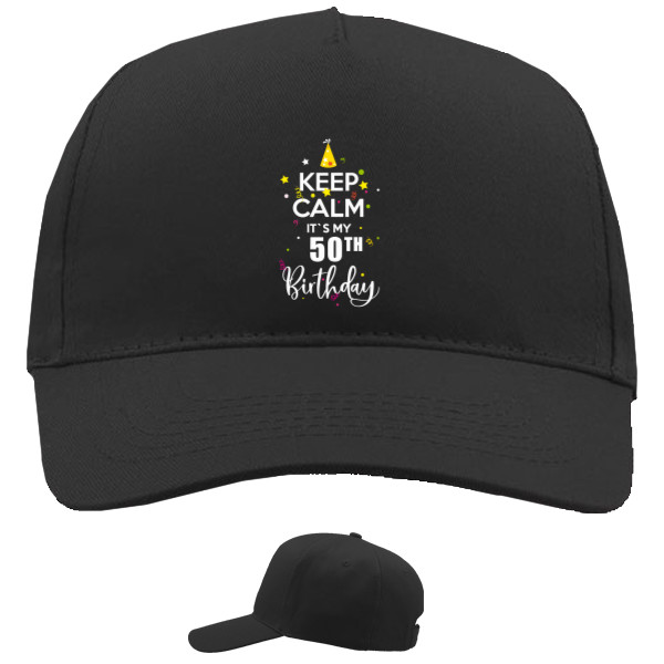 Baseball Caps - 5 panel - Keep calm birthday - Mfest