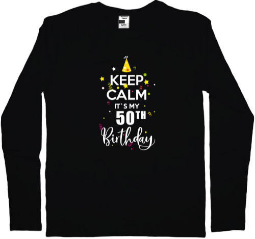 Футболка з Довгим Рукавом Дитяча - Keep calm birthday - Mfest