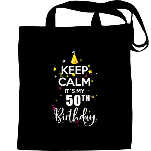 Еко-Сумка для шопінгу - Keep calm birthday - Mfest