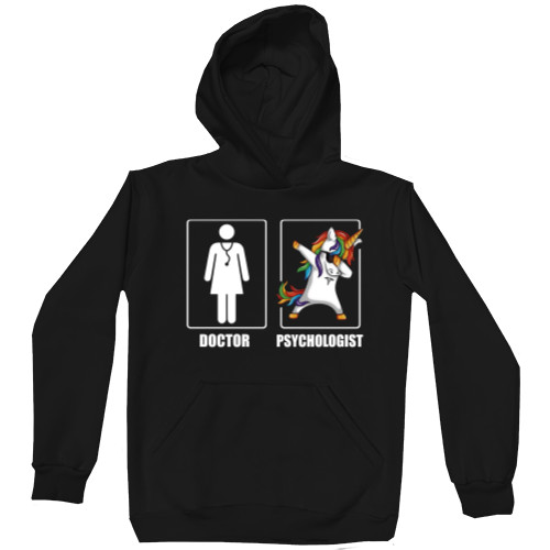 Unisex Hoodie - Единорог doctor - Mfest