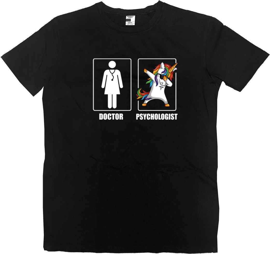 Men’s Premium T-Shirt - Единорог doctor - Mfest