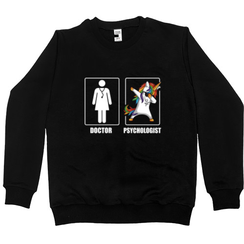 Men’s Premium Sweatshirt - Единорог doctor - Mfest