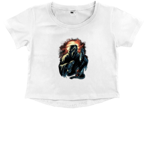 Kids' Premium Cropped T-Shirt - The ring - Mfest