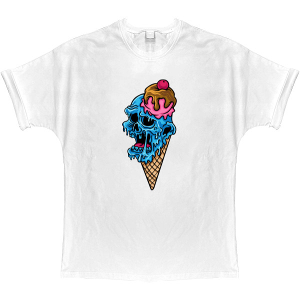 T-shirt Oversize - Halloween ice cream 1 - Mfest