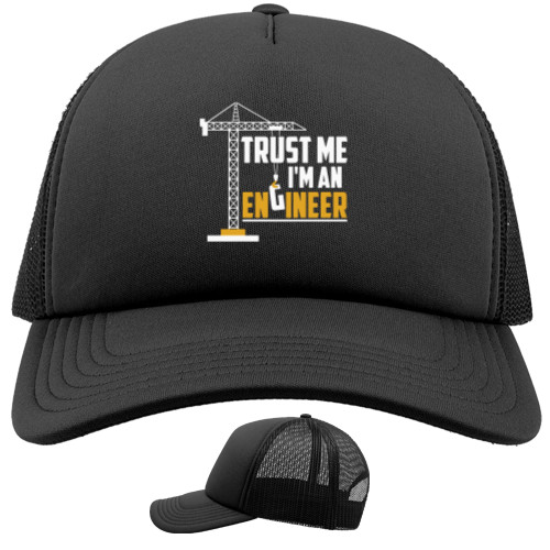 Кепка Тракер - Trust me I`m engineer - Mfest