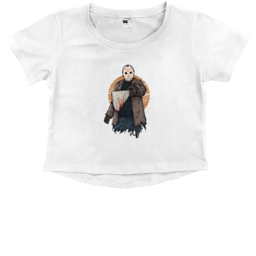 Kids' Premium Cropped T-Shirt - Джейсон - Mfest