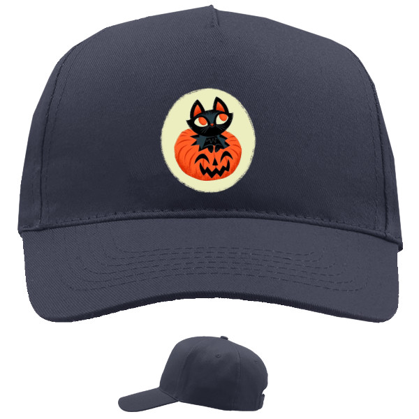 Baseball Caps - 5 panel - Pumpkin cat - Mfest