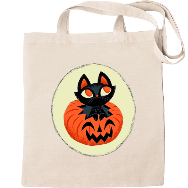 Tote Bag - Pumpkin cat - Mfest