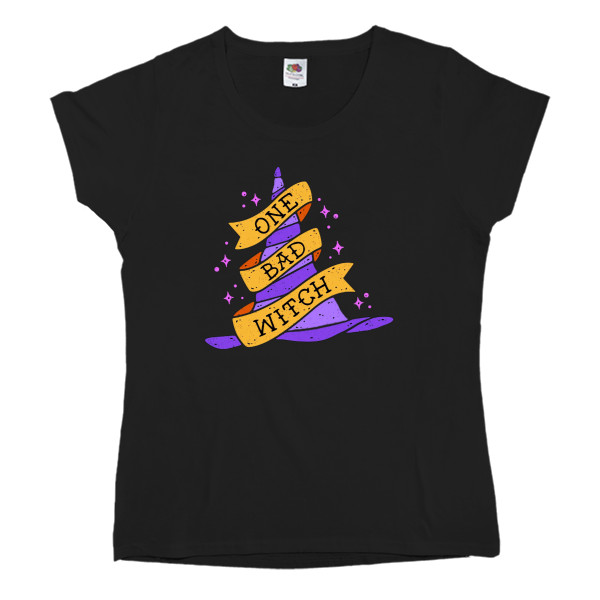 Women's T-shirt Fruit of the loom - One bad witch - Mfest