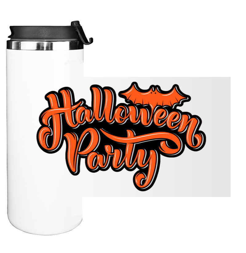 Water Bottle on Tumbler - Halloween party - Mfest